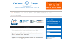 Desktop Screenshot of charleston-lawyer.com